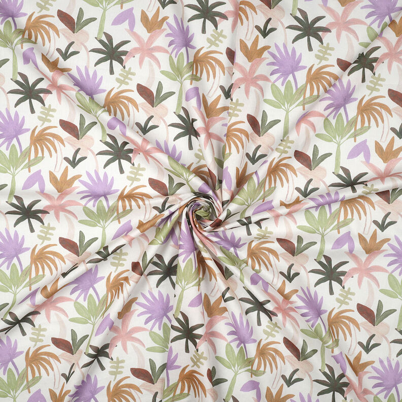 Palme in voile di cotone | Nerida Hansen – bianco/rosa,  image number 3