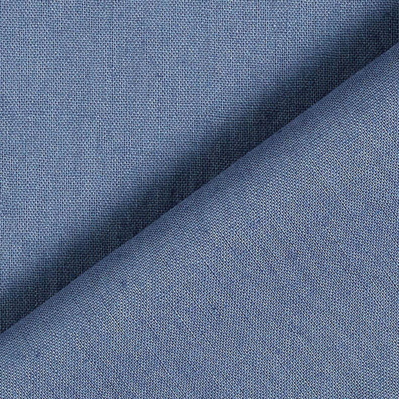 misto cotone-lino tinta unita – blu acciaio,  image number 3