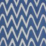 tessuto jacquard da esterni motivo ikat – blu,  thumbnail number 1