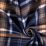 flanella di cotone Stampa con motivo a quadri | by Poppy – blu marino/marrone capriolo,  thumbnail number 3