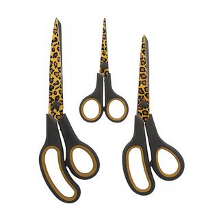 set di forbici leopardo 2 + 1 gratis, 