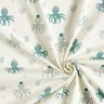 jersey di cotone Calamari felici stampa digitale – bianco lana,  thumbnail number 3