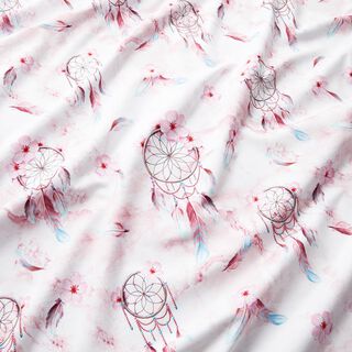 jersey di cotone Acchiappasogni con effetto marmo | Glitzerpüppi – rosé, 