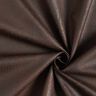 tessuto da tappezzeria similpelle Pamero – marrone scuro,  thumbnail number 1