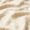 tessuto in maglia Ajour eleganti strisce glitterate – crema,  thumbnail number 2