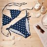 tessuto per costumi da bagno Pois – blu marino/bianco,  thumbnail number 6