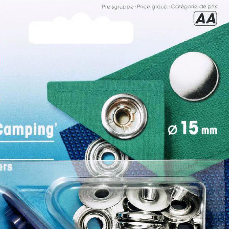 bottoni a pressione Sport & Camping [Ø 15 mm] - argent metallica| Prym,  image number 2