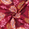 popeline di cotone Fresh Flowers | Nerida Hansen – rosso Bordeaux,  thumbnail number 4