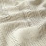 tessuto per tende a vetro misto lino Righe irregolari  – grigio/naturale,  thumbnail number 2