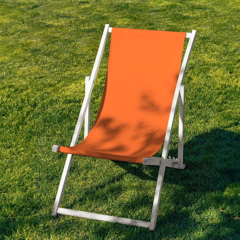 Outdoor Tessuto per sedia a sdraio Tinta unita 44 cm – arancione,  image number 4