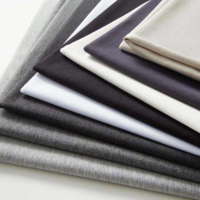 French terry leggero mélange – grigio chiaro, image number 11
