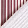tessuto arredo mezzo panama Righe eleganti – rosso Bordeaux/bianco lana,  thumbnail number 4