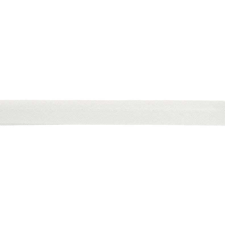 Filetto sbieco Polycotton [15 mm] – bianco,  image number 1
