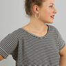 FRAU BILLE - camicia casual annodata in vita con maniche a risvolto, Studio Schnittreif | XS - L,  thumbnail number 4
