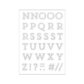 Foglio termoadesivo glitter A-Z | Rico Design, 