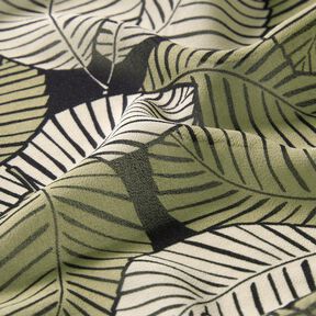 chiffon Foglie di palma – nero/anacardo, 