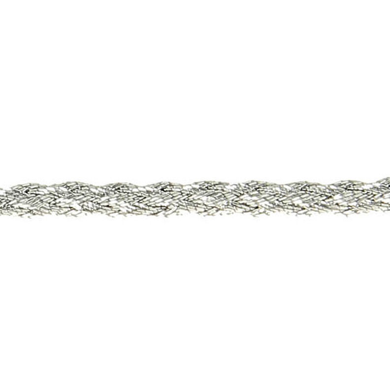Metallico cordoncino [Ø 2 mm] – argento effetto metallizzato,  image number 2