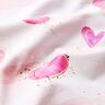 jersey di cotone Cuori | Glitzerpüppi – rosa chiaro/bianco,  thumbnail number 1