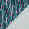 jersey romanit Losanghe astratte – petrolio/rosa,  thumbnail number 4