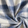 tessuto per cappotti Misto cotone A quadri – grigio blu/avorio,  thumbnail number 3