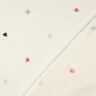 tessuto peluche Cuori ricamati | Poppy Fabrics – avorio/rosé,  thumbnail number 4
