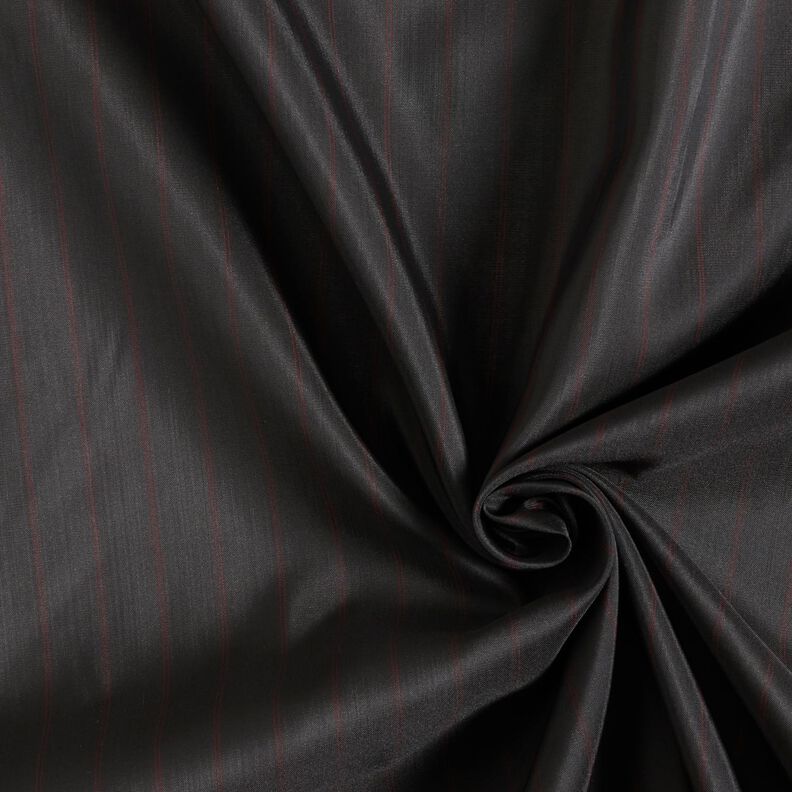 Fodera per  maniche gessata – nero/rosso,  image number 3