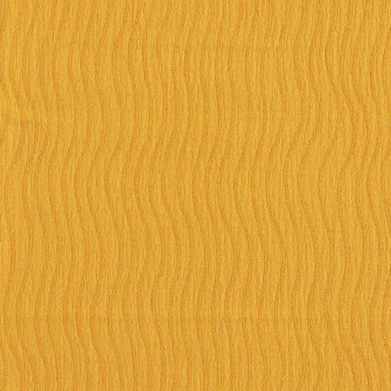 misto cotone-lino Jacquard Motivo a onde – giallo curry,  image number 5