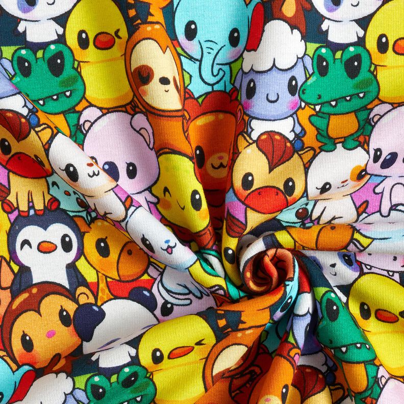 pile da montagna Simpatico serraglio di animali stampa digitale – giallo limone,  image number 3