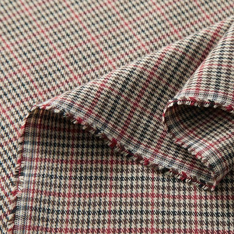 Misto viscosa a quadretti – talpa,  image number 3