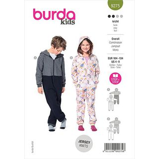 tuta, Burda 9275 | 104-134, 