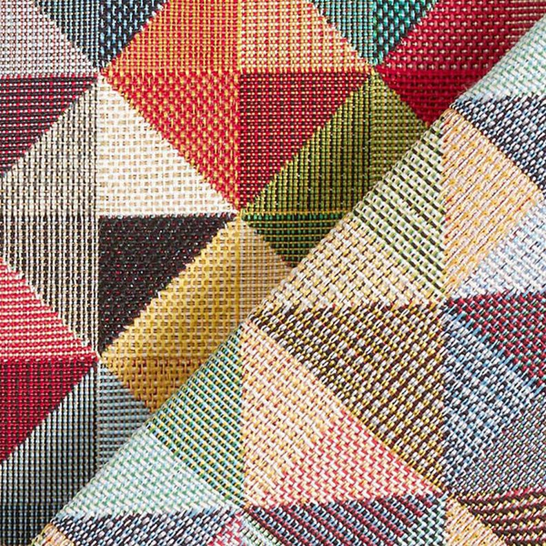 tessuto arredo gobelin losanghe retrò colorate,  image number 4