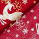 popeline di cotone, renne che saltano – rosso,  thumbnail number 4