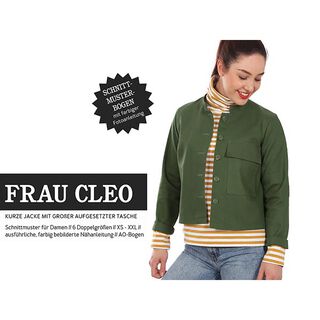 FRAU CLEO Giacca corta con collo alto e grande tasca applicata | Studio Schnittreif | XS-XXL, 