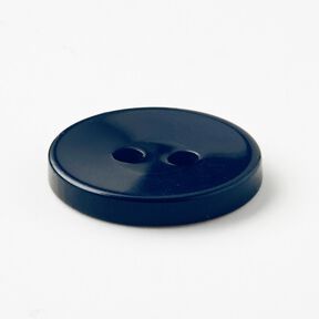 Bottone a 2 fori lucido [Ø 15 mm] – blu notte, 