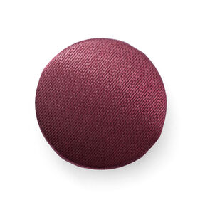 Bottone rivestito, satin da sposa – rosso Bordeaux, 