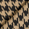 Tessuto per cappotto in tessuto misto cotone pied de poule – nero/anemone,  thumbnail number 4