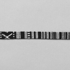 bordura etno [10 mm] – nero/bianco, 