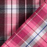 Pantalone elasticizzato a quadri larghi – nero/rosa fucsia acceso,  thumbnail number 4