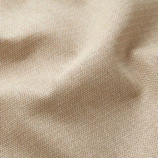 tessuto arredo Jacquard Mini spina di pesce – beige scuro, 