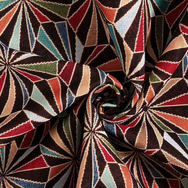 tessuto arredo gobelin Diamanti – nero/verde,  image number 3