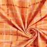 GOTS jersey di cotone quadri | Tula – arancione/terracotta,  thumbnail number 3