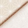 tessuto in cotone cretonne stelle giapponesi Asanoha – sabbia,  thumbnail number 5