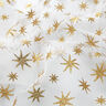 Tulle con stelle brillanti – bianco/oro,  thumbnail number 2