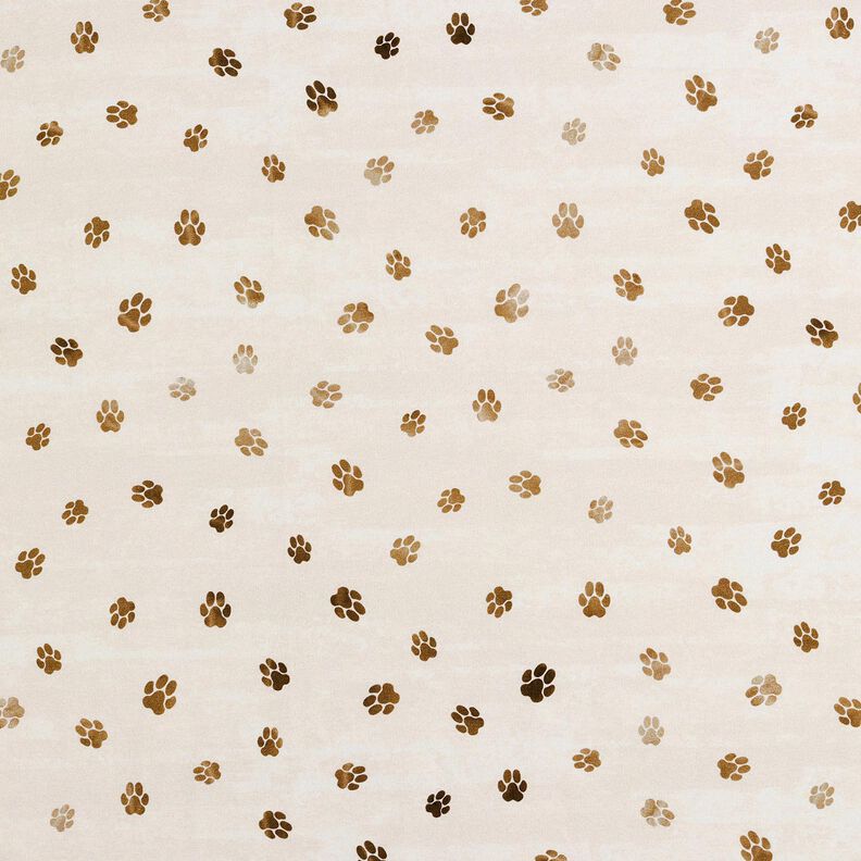 French terry, felpa estiva Pastore tedesco taglio di tessuto | Glitzerpüppi – beige chiaro,  image number 7