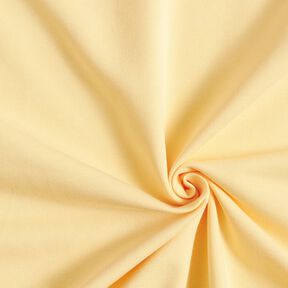 French terry leggero tinta unita – giallo vaniglia, 