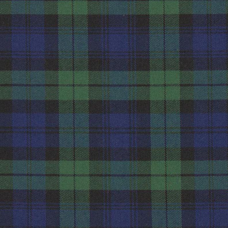 quadri scozzesi stretch – blu marino/verde,  image number 1