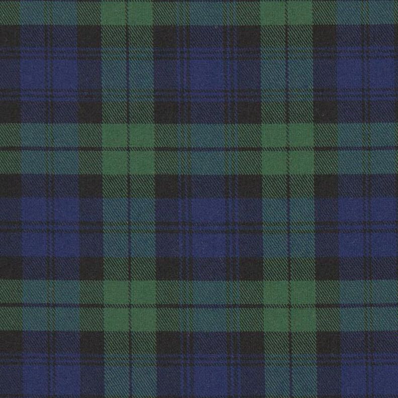 quadri scozzesi stretch – blu marino/verde,  image number 1