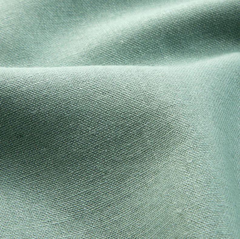 Tessuto in puro lino pesante tinta unita – eucalipto,  image number 2