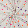 jersey di cotone Cuori al neon | by Poppy – naturale/arancio neon,  thumbnail number 3