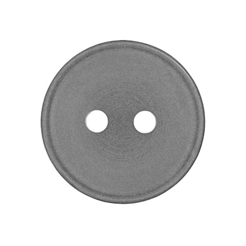 bottone di plastica tinta unita - grigio,  image number 1